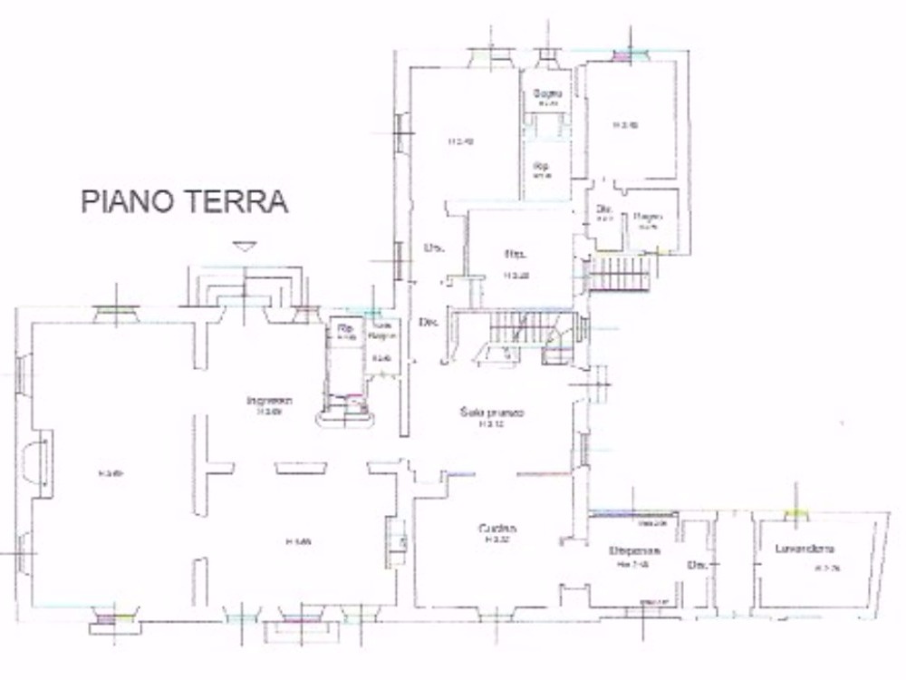villa panoramica Belvedere - Pianta piano terra