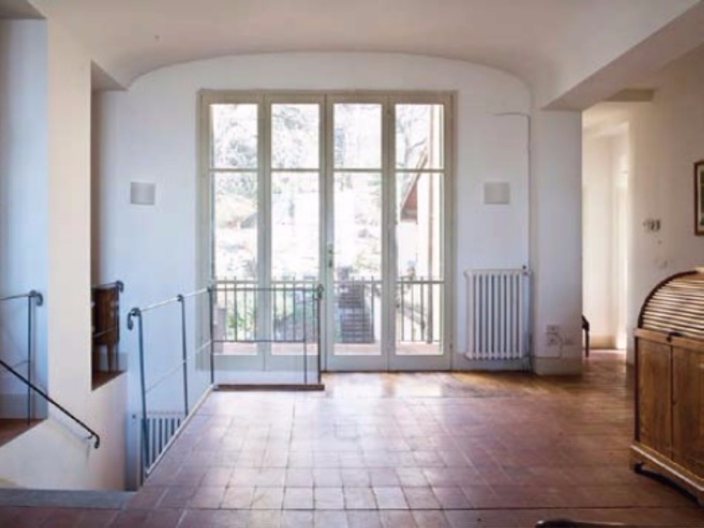 Fiesole Bosconi - Soggiorno Pranzo con vetrata sul terrazzo del primo piano