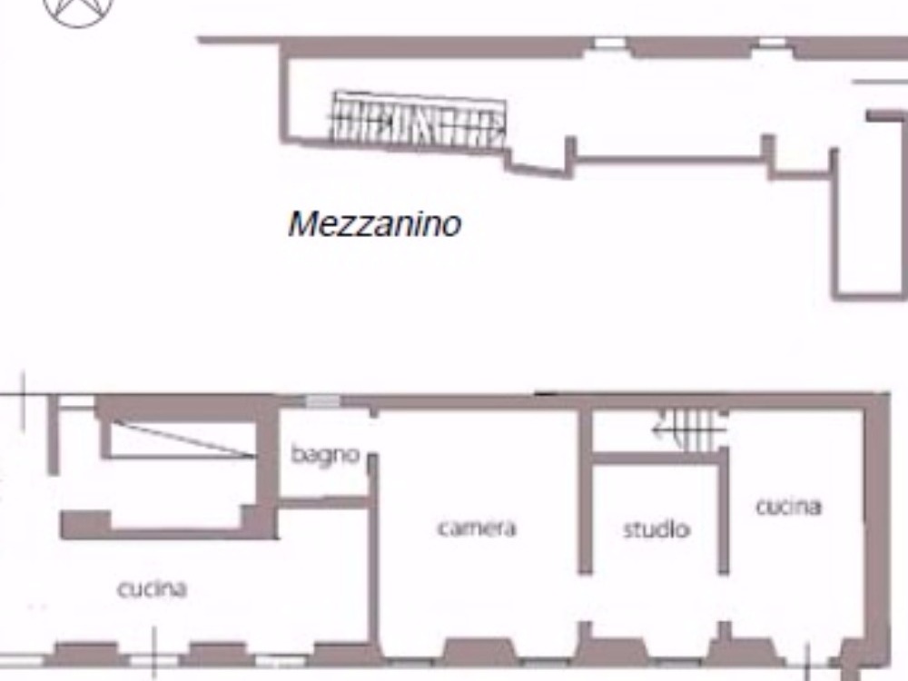 Fiesole porzione Villa piano terreno - Seconda parte pianta Piano Terra