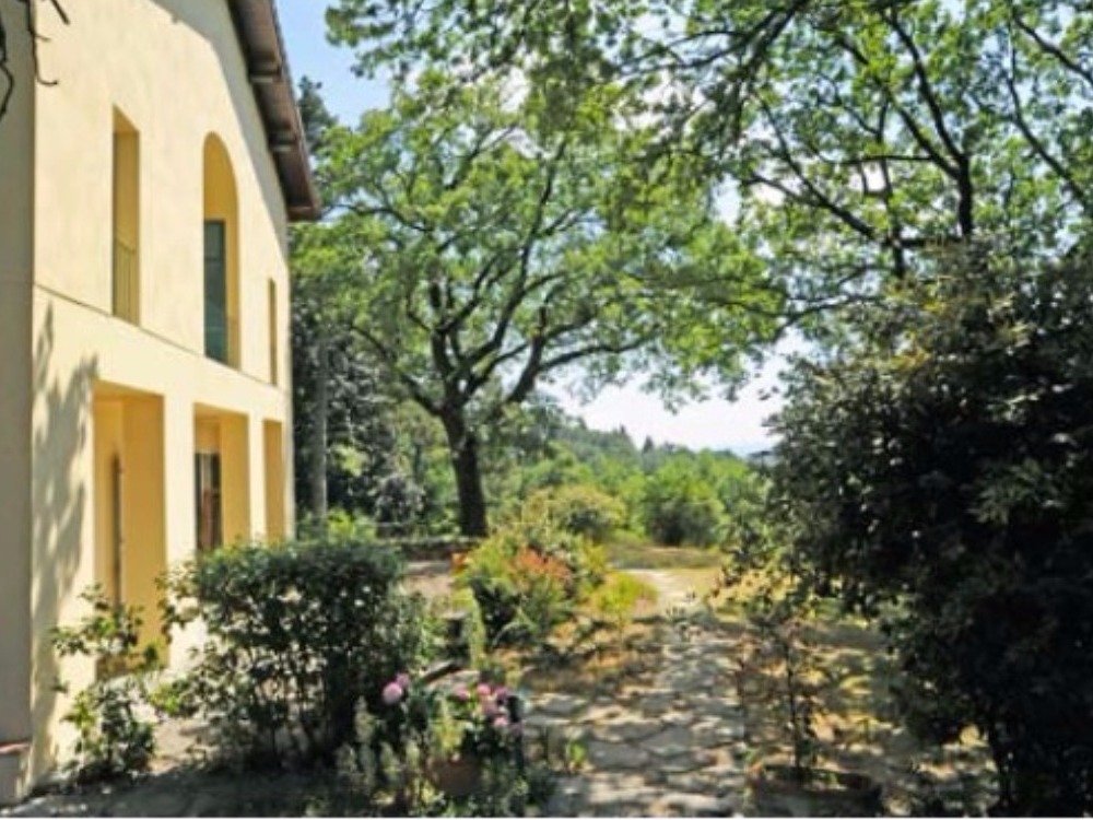 Fiesole terrazzo e giardino Porzione Villa - Facciata sul lato occidentale