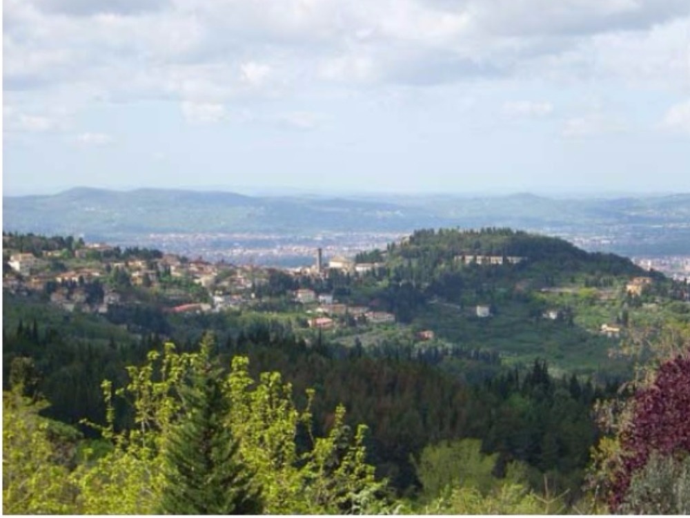 Fiesole terrazzo e giardino Porzione Villa - Panorama Fiesole Firenze